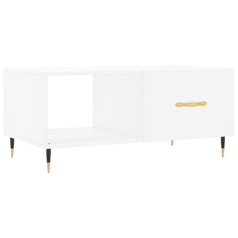 Salontafel 90x50x40 cm bewerkt hout wit MeubelReus