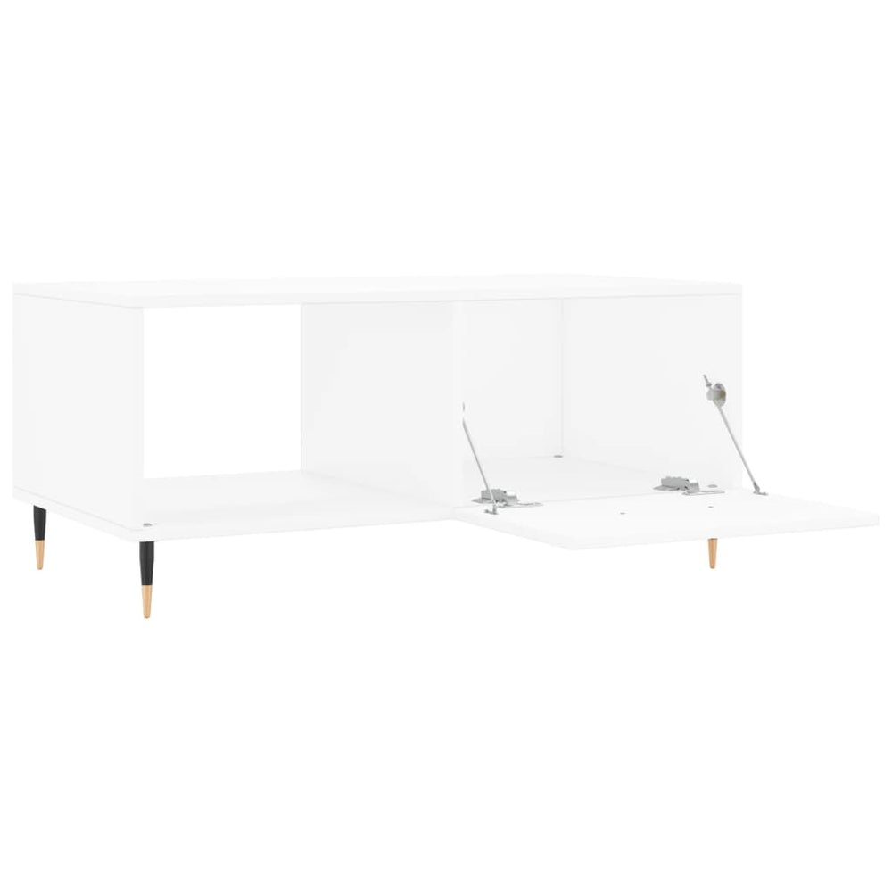 Salontafel 90x50x40 cm bewerkt hout wit MeubelReus
