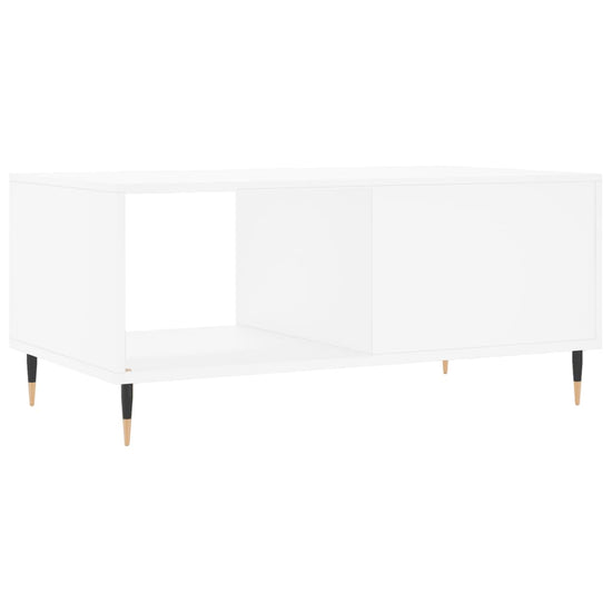 Salontafel 90x50x40 cm bewerkt hout wit MeubelReus