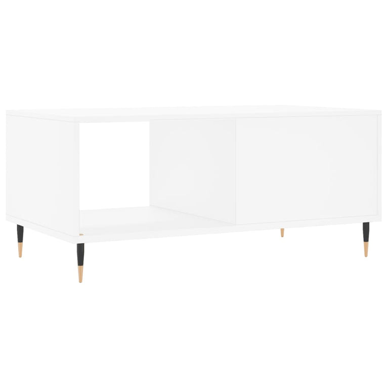Salontafel 90x50x40 cm bewerkt hout wit MeubelReus