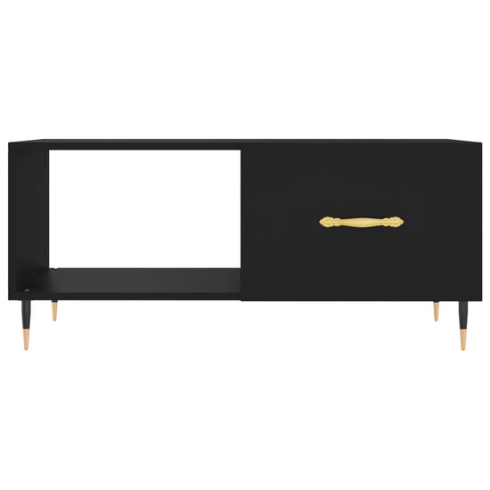 Salontafel 90x50x40 cm bewerkt hout zwart MeubelReus