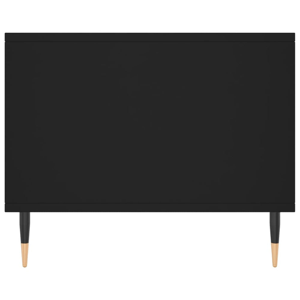 Salontafel 90x50x40 cm bewerkt hout zwart MeubelReus