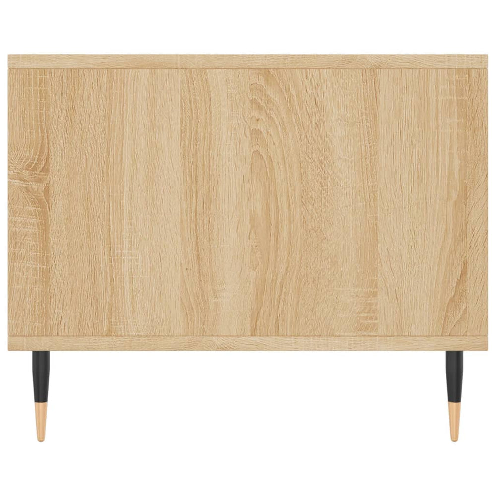 Salontafel 90x50x40 cm bewerkt hout sonoma eikenkleurig MeubelReus