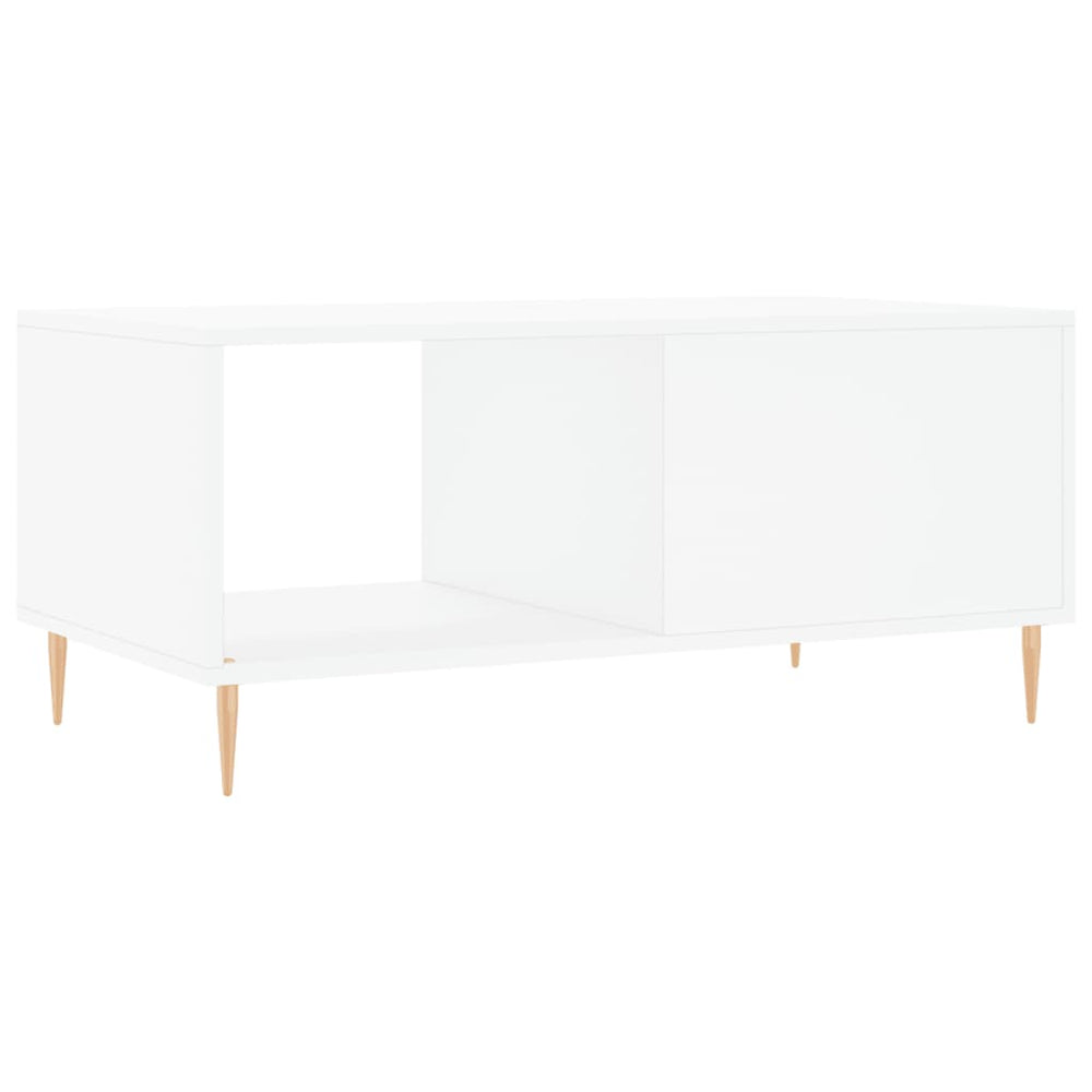 Salontafel 90x50x40 cm bewerkt hout wit MeubelReus