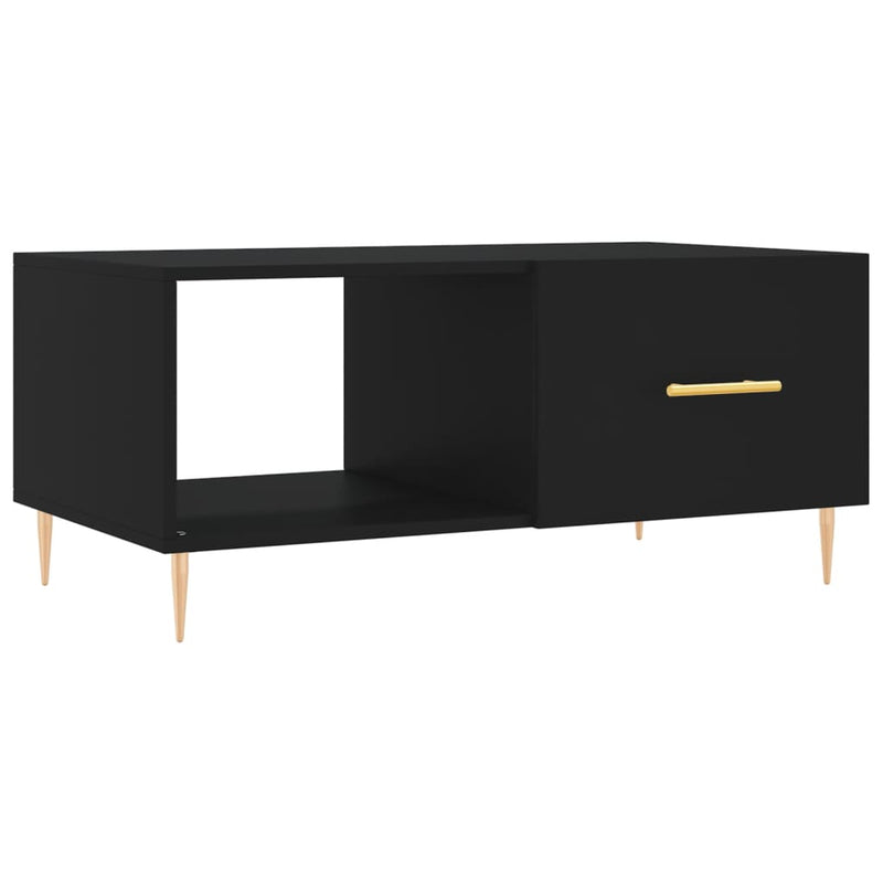Salontafel 90x50x40 cm bewerkt hout zwart MeubelReus