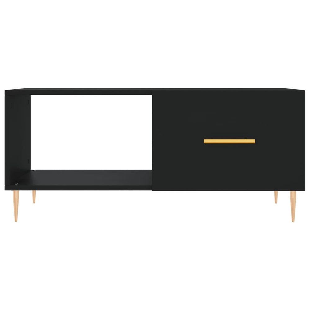 Salontafel 90x50x40 cm bewerkt hout zwart MeubelReus