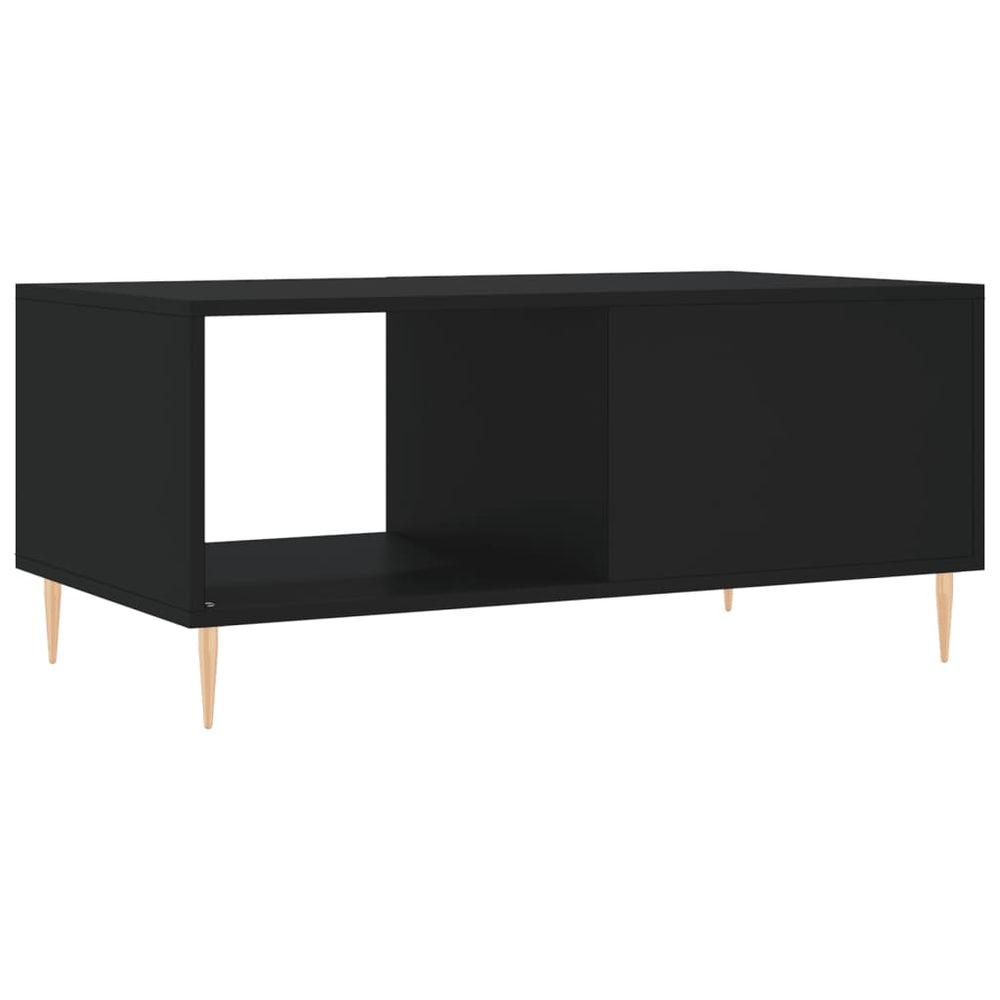 Salontafel 90x50x40 cm bewerkt hout zwart MeubelReus