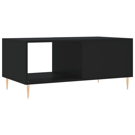 Salontafel 90x50x40 cm bewerkt hout zwart MeubelReus