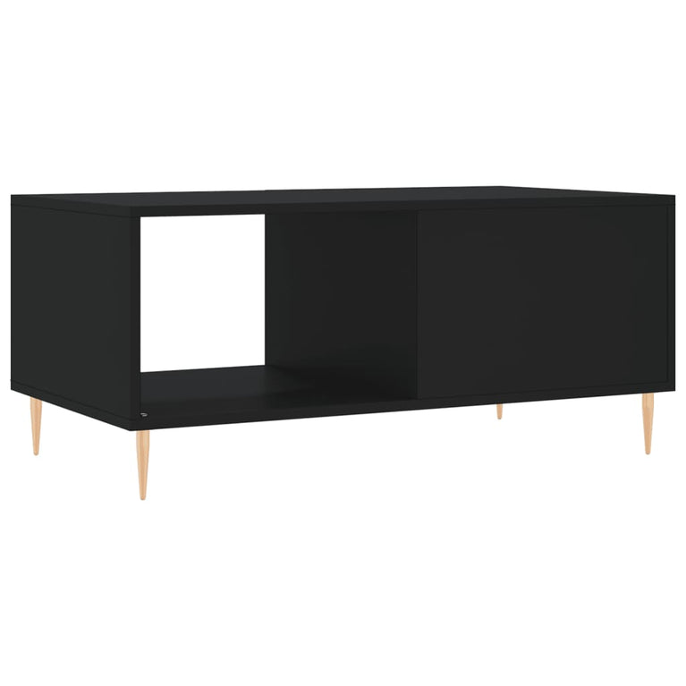 Salontafel 90x50x40 cm bewerkt hout zwart MeubelReus