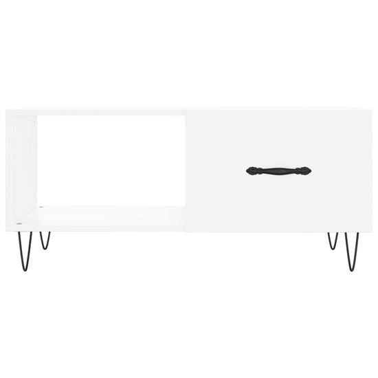 Salontafel 90x50x40 cm bewerkt hout wit MeubelReus