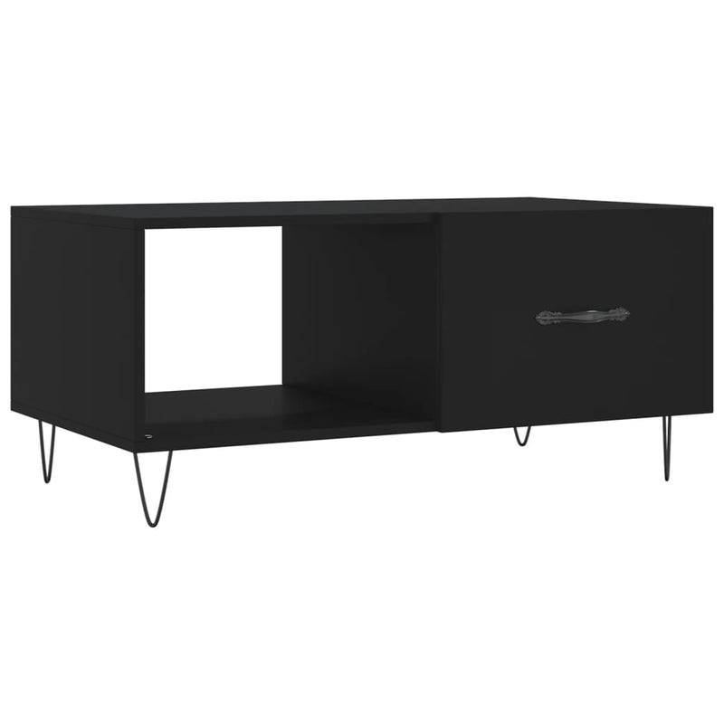 Salontafel 90x50x40 cm bewerkt hout zwart MeubelReus