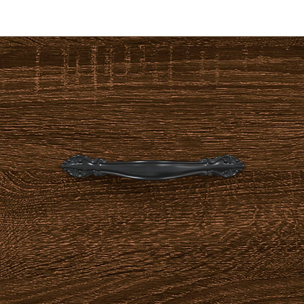 Salontafel 90x50x40 cm bewerkt hout bruin eikenkleur MeubelReus