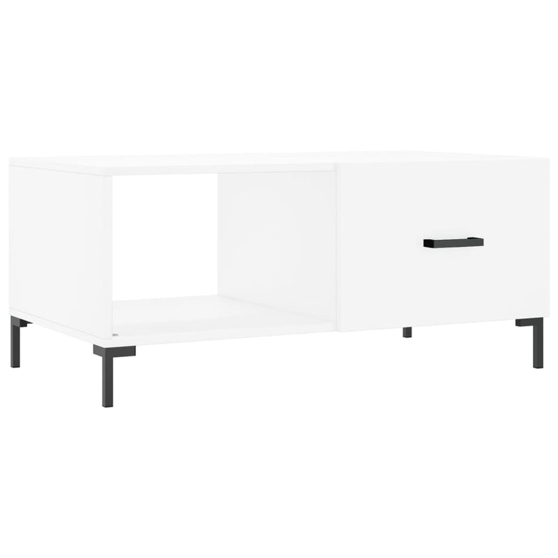 Salontafel 90x50x40 cm bewerkt hout wit MeubelReus