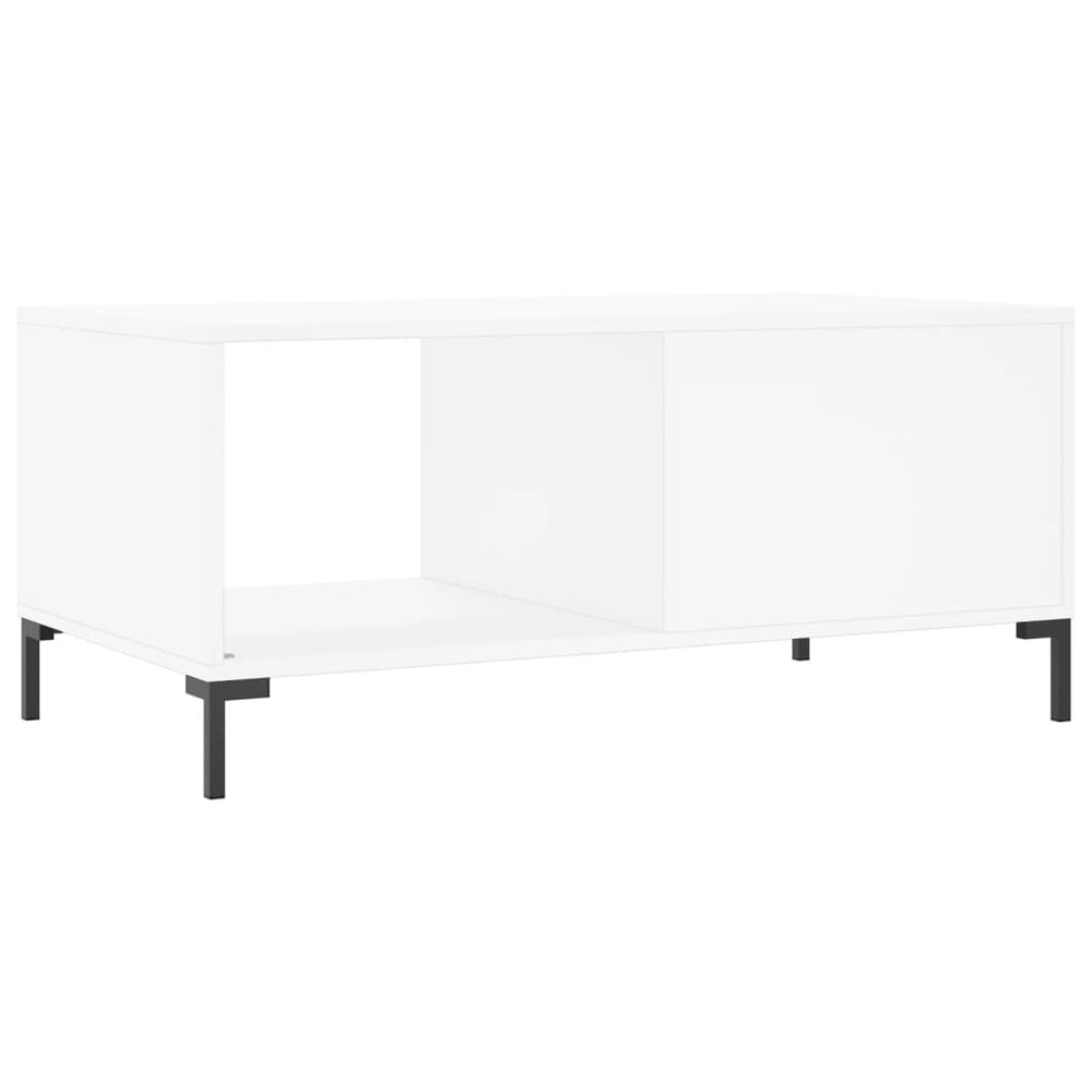 Salontafel 90x50x40 cm bewerkt hout wit MeubelReus