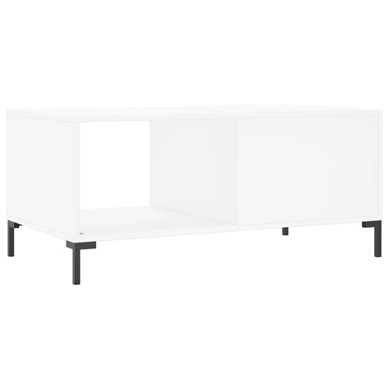 Salontafel 90x50x40 cm bewerkt hout wit MeubelReus