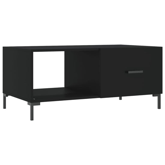 Salontafel 90x50x40 cm bewerkt hout zwart MeubelReus