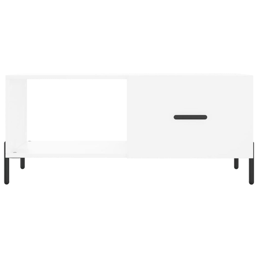 Salontafel 90x50x40 cm bewerkt hout wit MeubelReus