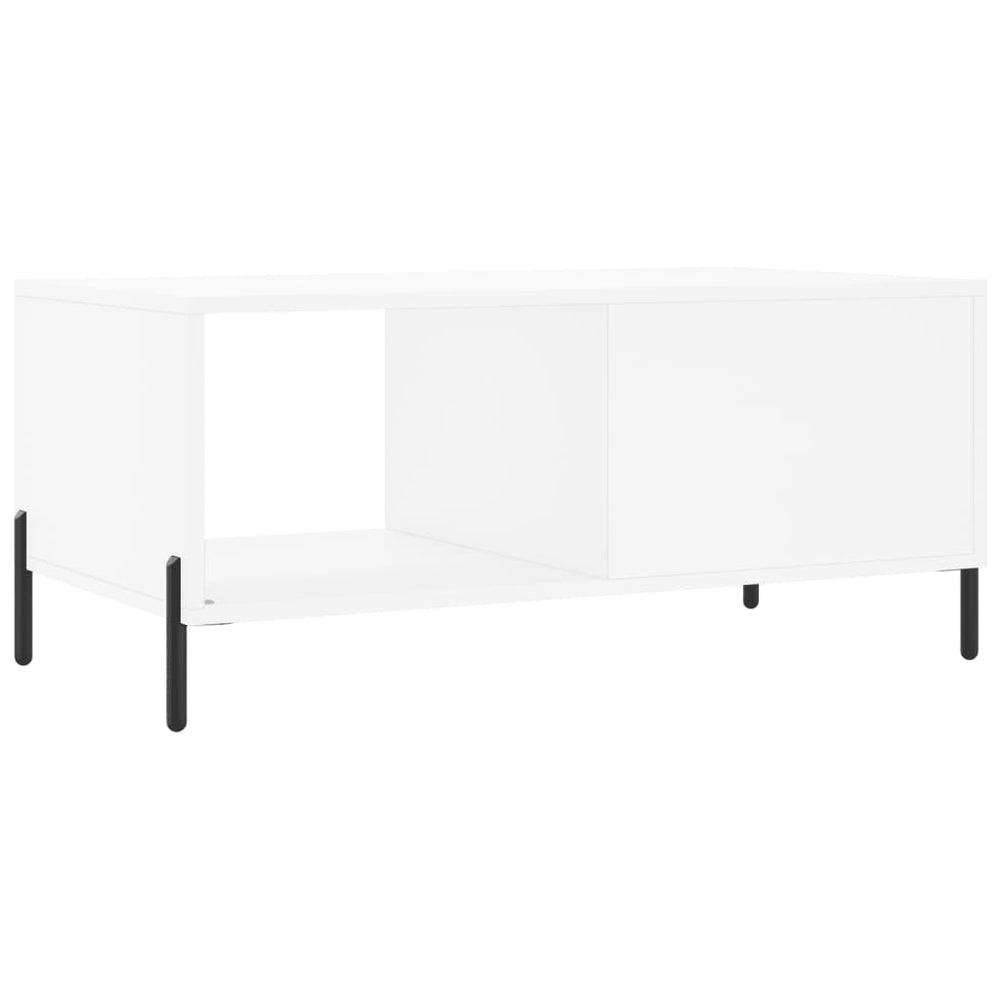 Salontafel 90x50x40 cm bewerkt hout wit MeubelReus