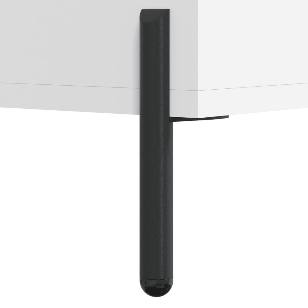 Salontafel 90x50x40 cm bewerkt hout wit MeubelReus