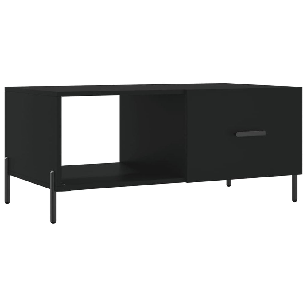 Salontafel 90x50x40 cm bewerkt hout zwart MeubelReus