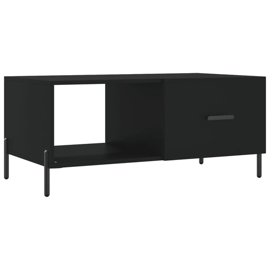 Salontafel 90x50x40 cm bewerkt hout zwart MeubelReus