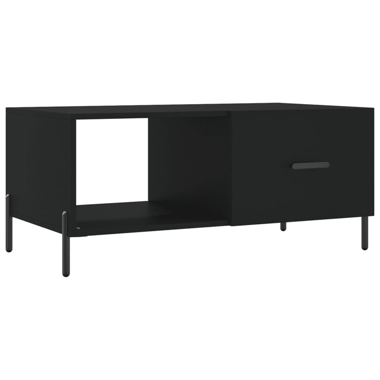 Salontafel 90x50x40 cm bewerkt hout zwart MeubelReus