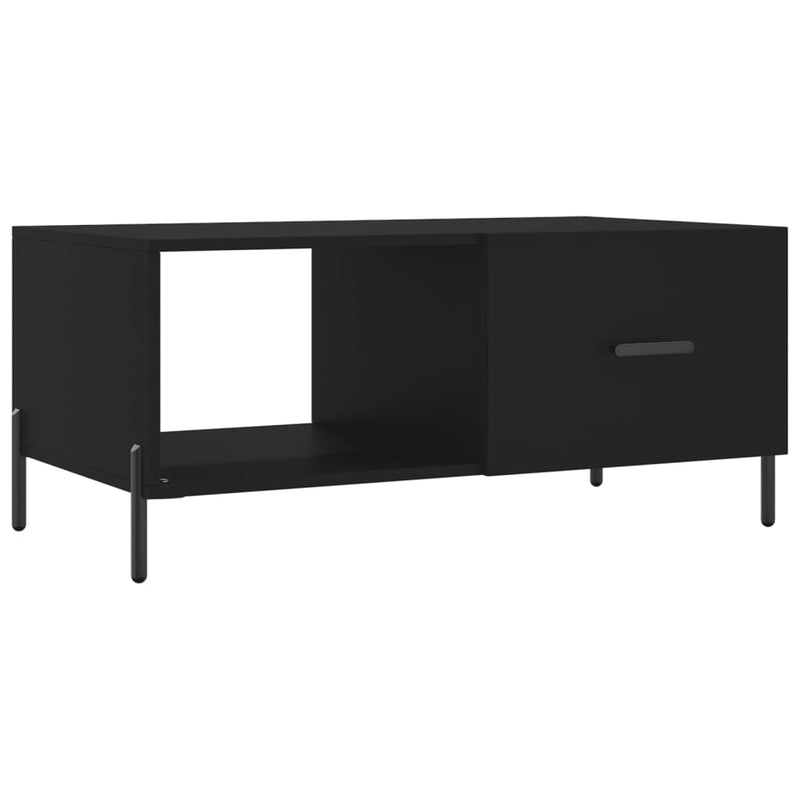 Salontafel 90x50x40 cm bewerkt hout zwart MeubelReus