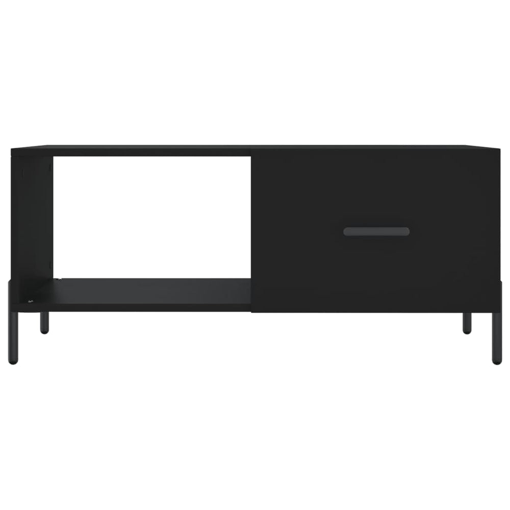 Salontafel 90x50x40 cm bewerkt hout zwart MeubelReus
