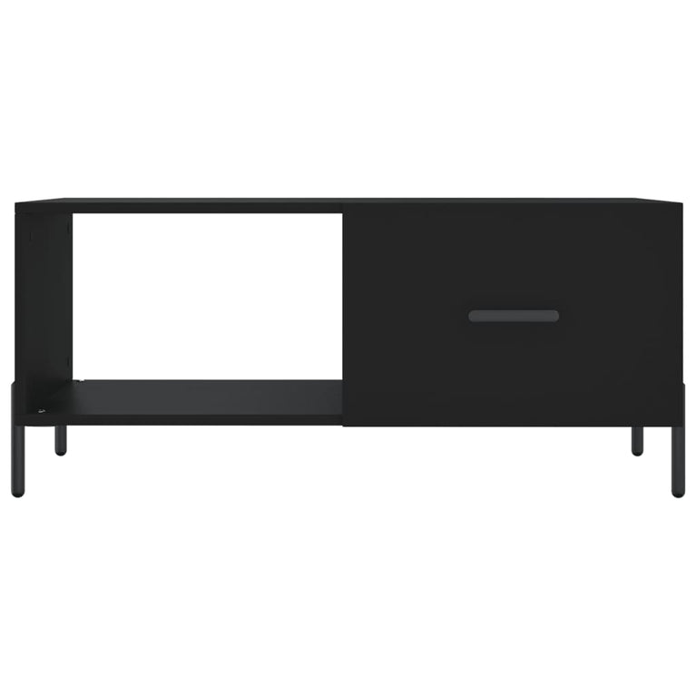 Salontafel 90x50x40 cm bewerkt hout zwart MeubelReus