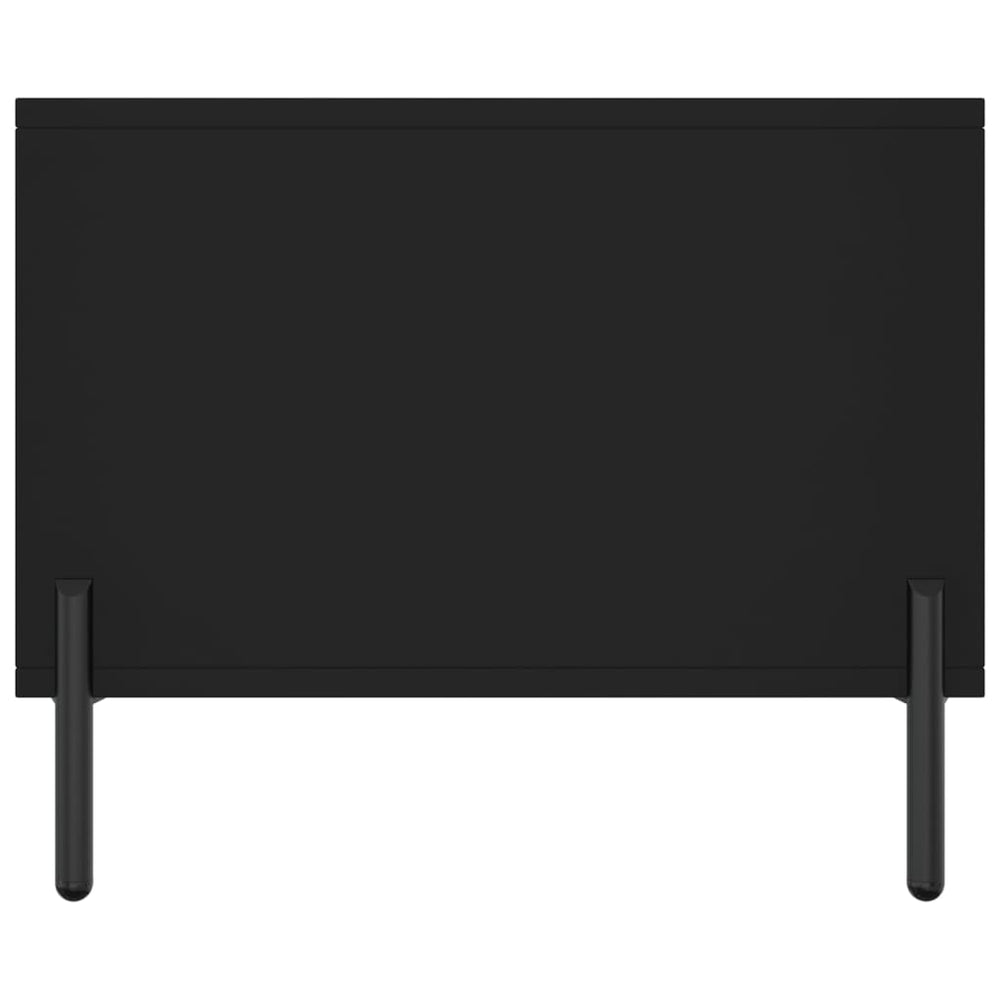 Salontafel 90x50x40 cm bewerkt hout zwart MeubelReus