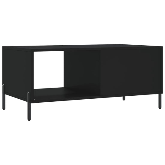 Salontafel 90x50x40 cm bewerkt hout zwart MeubelReus