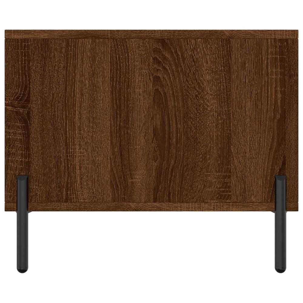 Salontafel 90x50x40 cm bewerkt hout bruin eikenkleur MeubelReus