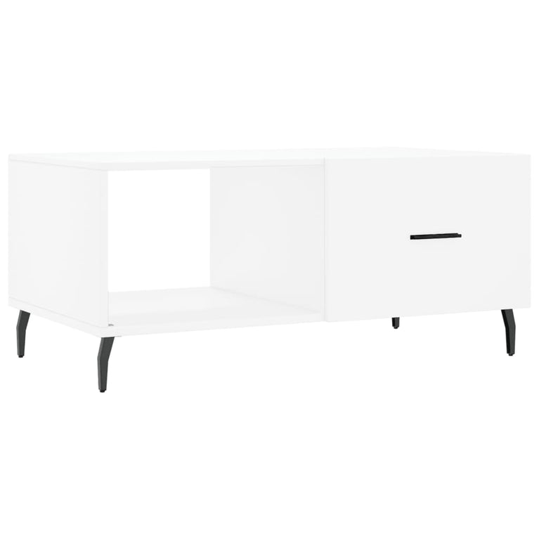 Salontafel 90x50x40 cm bewerkt hout wit MeubelReus