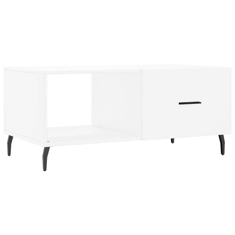 Salontafel 90x50x40 cm bewerkt hout wit MeubelReus