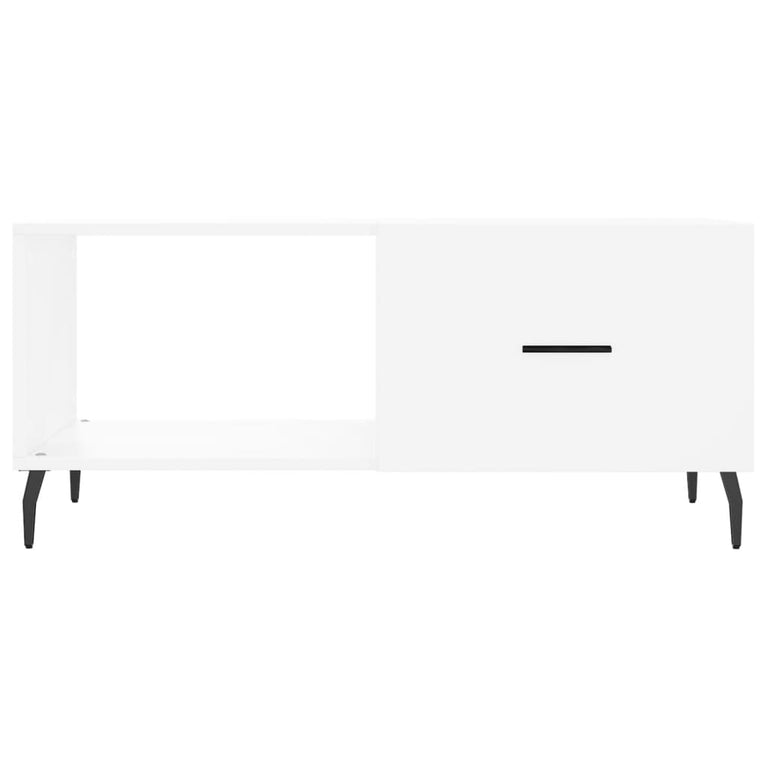 Salontafel 90x50x40 cm bewerkt hout wit MeubelReus