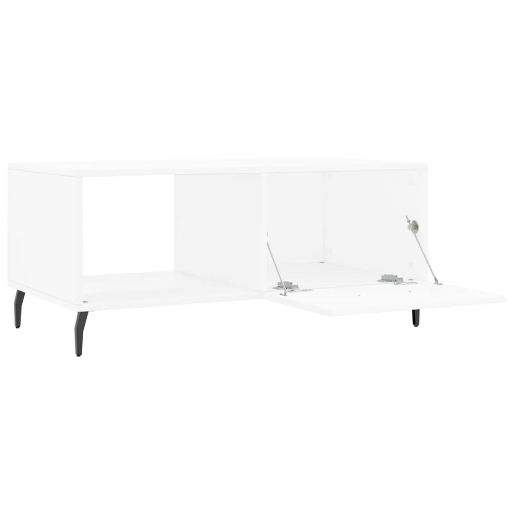 Salontafel 90x50x40 cm bewerkt hout wit MeubelReus