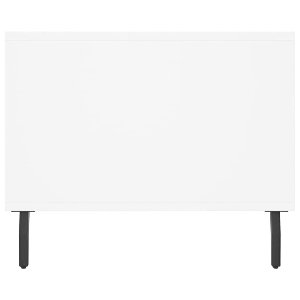 Salontafel 90x50x40 cm bewerkt hout wit MeubelReus