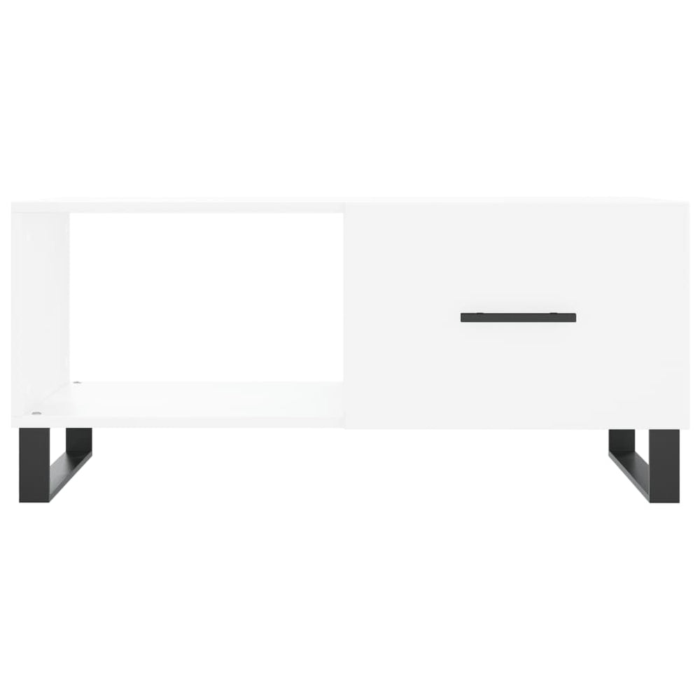 Salontafel 90x50x40 cm bewerkt hout wit MeubelReus