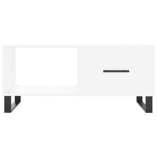 Salontafel 90x50x40 cm bewerkt hout wit MeubelReus
