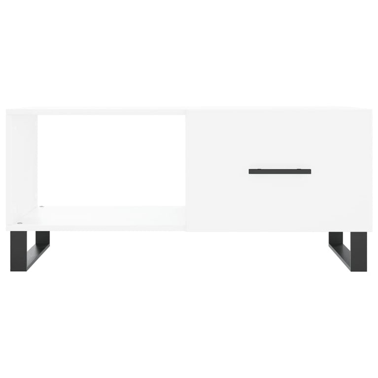 Salontafel 90x50x40 cm bewerkt hout wit MeubelReus