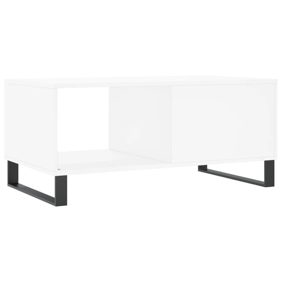 Salontafel 90x50x40 cm bewerkt hout wit MeubelReus