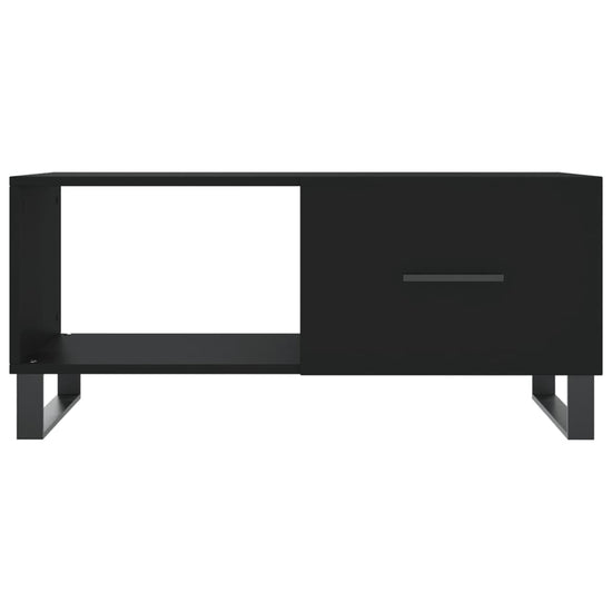 Salontafel 90x50x40 cm bewerkt hout zwart MeubelReus