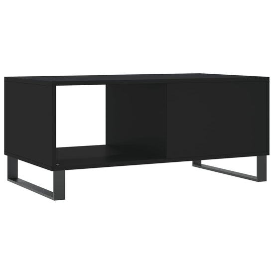 Salontafel 90x50x40 cm bewerkt hout zwart MeubelReus