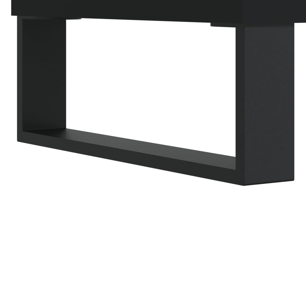 Salontafel 90x50x40 cm bewerkt hout zwart MeubelReus