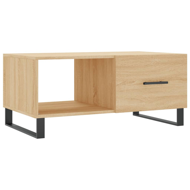 Salontafel 90x50x40 cm bewerkt hout sonoma eikenkleurig MeubelReus