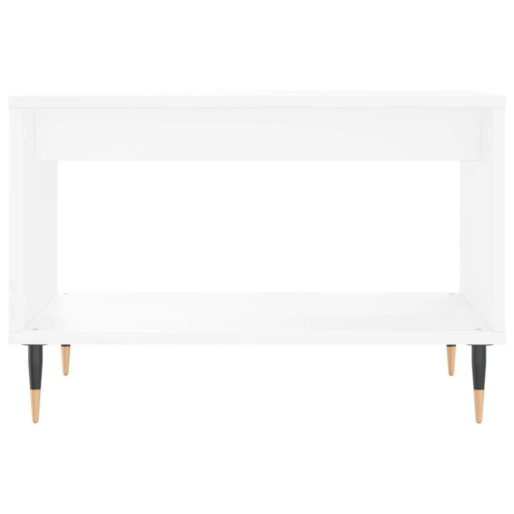 Salontafel 60x50x40 cm bewerkt hout wit MeubelReus