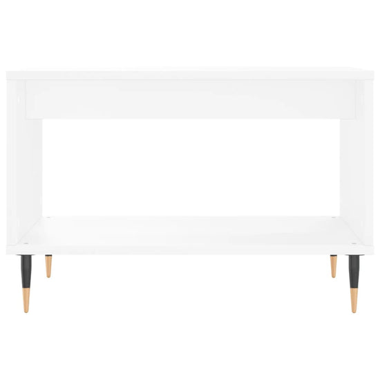 Salontafel 60x50x40 cm bewerkt hout wit MeubelReus