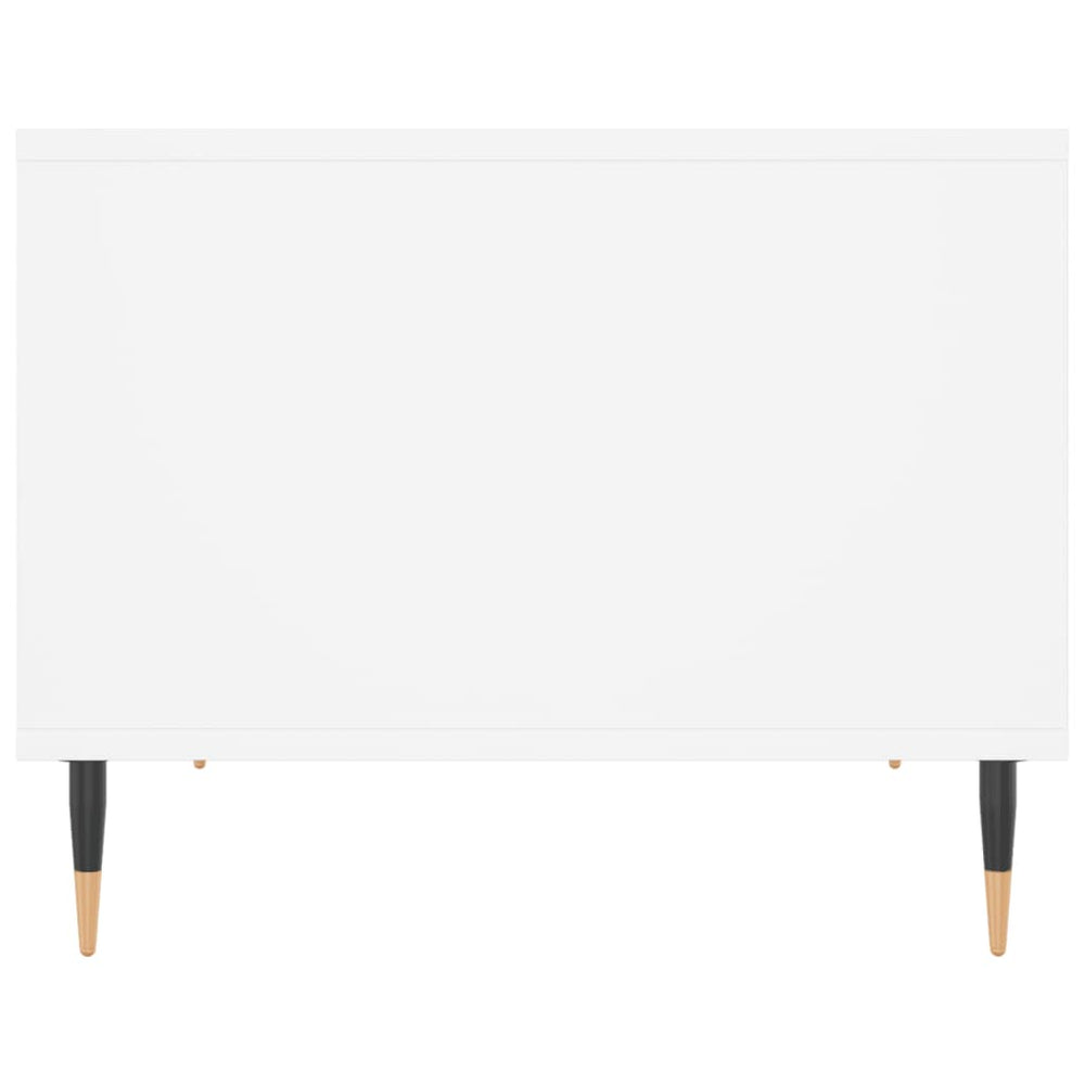 Salontafel 60x50x40 cm bewerkt hout wit MeubelReus