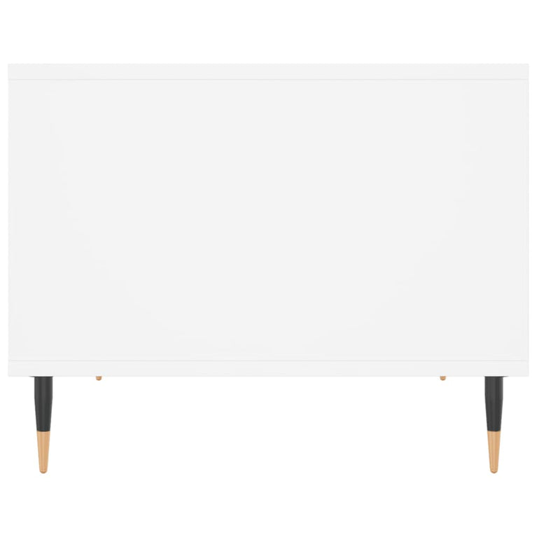 Salontafel 60x50x40 cm bewerkt hout wit MeubelReus