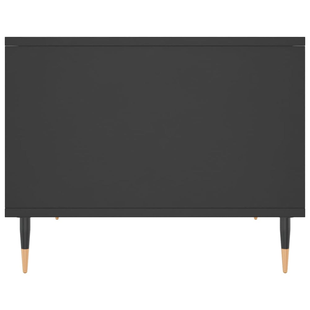 Salontafel 60x50x40 cm bewerkt hout zwart MeubelReus